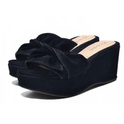 Tamanco Feminino Anabela Com Laço 170983 Nobucado ... - Flor da Pele Calçados Femininos