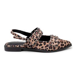 Sapatilha Slingback Rasteira Feminina Bico Fino 18... - Flor da Pele Calçados Femininos