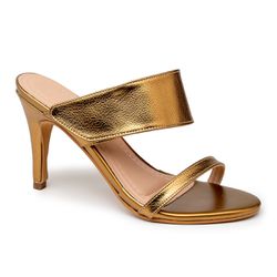 Sandália Feminina Tamanco Salto Fino 1799 Floater ... - Flor da Pele Calçados Femininos