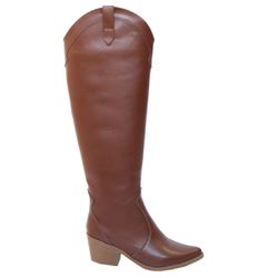 Bota Feminina Country Texana Cano Longo Floter Cac... - Flor da Pele Calçados Femininos