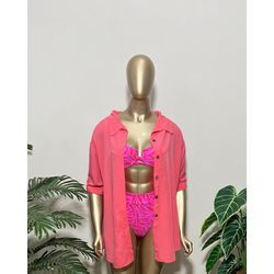 Saída de Praia Chemise Goiaba - 5557 - Flor Do Rio