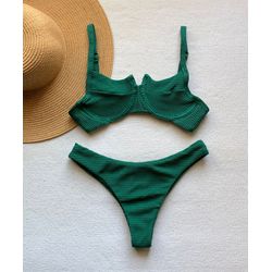 Conjunto Bahamas Asa Delta Semi Fio - -38653 - Flor Do Rio