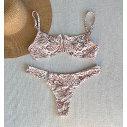 Conjunto Bahamas Asa Delta Semi Fio - 54582 - Flor Do Rio