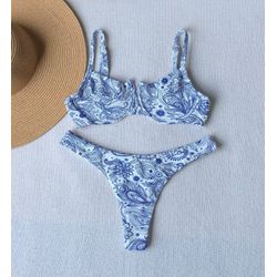 Conjunto Bahamas Asa Delta Semi Fio - 98842 - Flor Do Rio