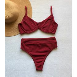 Conjunto Bahamas Hot Pants Texturizado Carmel - +2... - Flor Do Rio