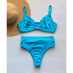 Conjunto Bahamas Hot Pants Canelado - +39657 - Flor Do Rio