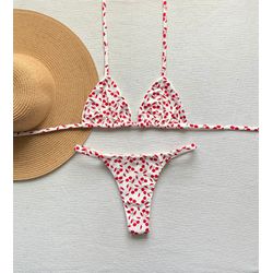 Conjunto Marina Semi Fio - +7264 - Flor Do Rio