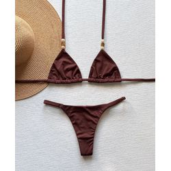 Conjunto Marina Semi Fio - +2837 - Flor Do Rio