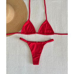 Conjunto Marina Semi Fio Vermelho - 59855 - Flor Do Rio