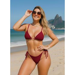 Conjunto Lacinho Texturizado Carmel - +9376 - Flor Do Rio