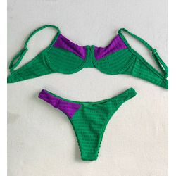 Conjunto Bahamas Bicolor - 1322 - Flor Do Rio