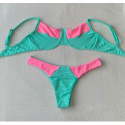 Conjunto Bahamas Bicolor - 1323 - Flor Do Rio