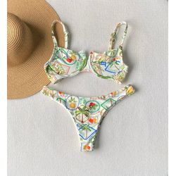 Conjunto Bahamas Asa Delta Semi Fio - 93876 - Flor Do Rio