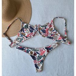 Conjunto Bahamas Asa Delta Semi Fio - 78640 - Flor Do Rio