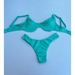 Conjunto Bahamas Asa Delta Semi Fio Texturizado -... - Flor Do Rio