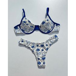Conjunto Bahamas Asa Delta Semi Fio - +7548 - Flor Do Rio