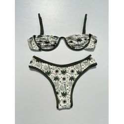 Conjunto Ayla Coqueiros Verde - +7548 - Flor Do Rio