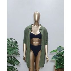 Saída de Praia Chemise Verde - 9630 - Flor Do Rio