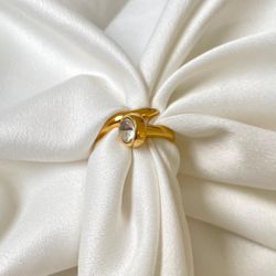 Anel prego strass - ANE0014 - Florenza Semijoias