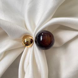 Anel esfera dupla - ANE0039 - Florenza Semijoias