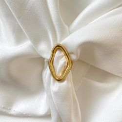 Anel orgânico vazado - ANE0033 - Florenza Semijoias