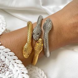 Bracelete snake - BRA0027 - Florenza Semijoias