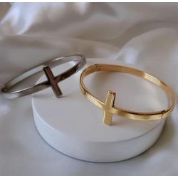 Bracelete cruz - BRA0022 - Florenza Semijoias