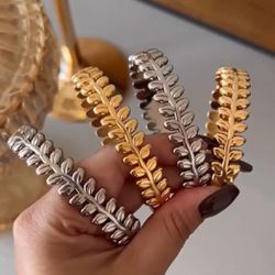 Bracelete folhas - BRA0057 - Florenza Semijoias