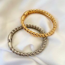 Bracelete torcido - BRA0050 - Florenza Semijoias