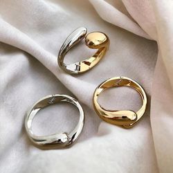 Bracelete gota dupla bold - BRA0015 - Florenza Semijoias