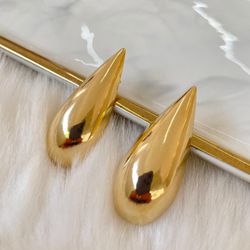 Brinco maxi gota - BRI0027 - Florenza Semijoias