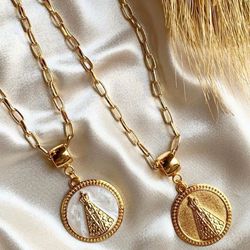 Colar Nossa Senhora Aparecida - COL0032 - Florenza Semijoias