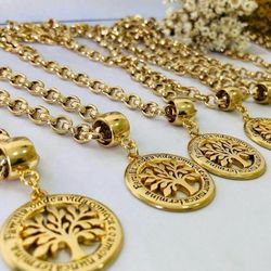 Colar elo português árvore da vida - COL0021 - Florenza Semijoias