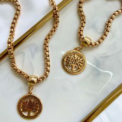 Colar veneziana árvore da vida - COL0007 - Florenza Semijoias
