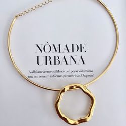 Choker aro orgânica - COL0038 - Florenza Semijoias