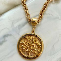 Colar medalha árvore da vida - COL0043 - Florenza Semijoias