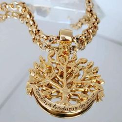 Colar elo português árvore da vida - COL0019 - Florenza Semijoias