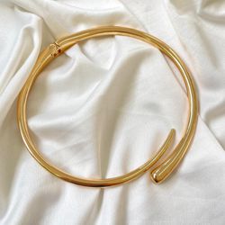 Choker aro gota dupla - COL0065 - Florenza Semijoias