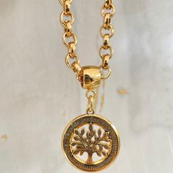 Colar elo português árvore da vida - COL0021 - Florenza Semijoias