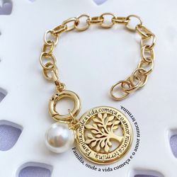Pulseira árvore da vida - PUL0010 - Florenza Semijoias