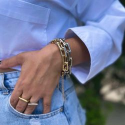 Pulseira elos - PUL0016 - Florenza Semijoias