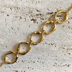 Pulseira orgânica - PUL0024 - Florenza Semijoias