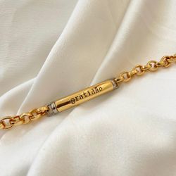 Pulseira gratidão - PUL0025 - Florenza Semijoias