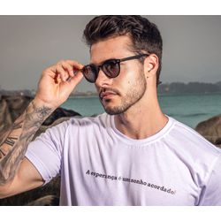 Camiseta Branca Masculina Básica 100% Algodão - Flow You