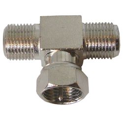 CONECTOR EMENDA F TIPO T 1 MACHO X 2 FEMEAS - FLUZÃO CONSTRUÇÃO