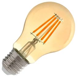 LAMPADA LED ANTIQUE NOUVEAU A60 4W E27 BIVOLT KIAN - FLUZÃO CONSTRUÇÃO