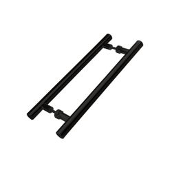 Puxador De Porta Tubular Aluminio Preto 32Ø - FLUZÃO CONSTRUÇÃO