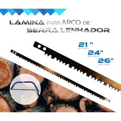 LAMINA PARA ARCO DE SERRA LENHADOR GUEPAR - FLUZÃO CONSTRUÇÃO