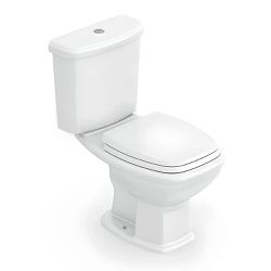 KIT VASO COM CAIXA ACOPLADA FIT PLUS BRANCO CELITE - FLUZÃO CONSTRUÇÃO