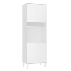 TORRE DORA 70CM 4 PORTAS + 1 NICHO MICROONDAS BRAN... - FLUZÃO CONSTRUÇÃO